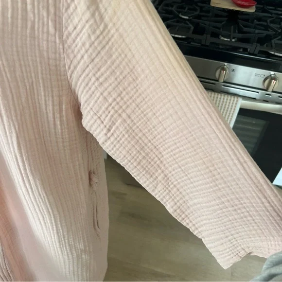 Parachute Home Pink Cloud Cotton Bathroom/Sleep Robe - Picture 4 of 11